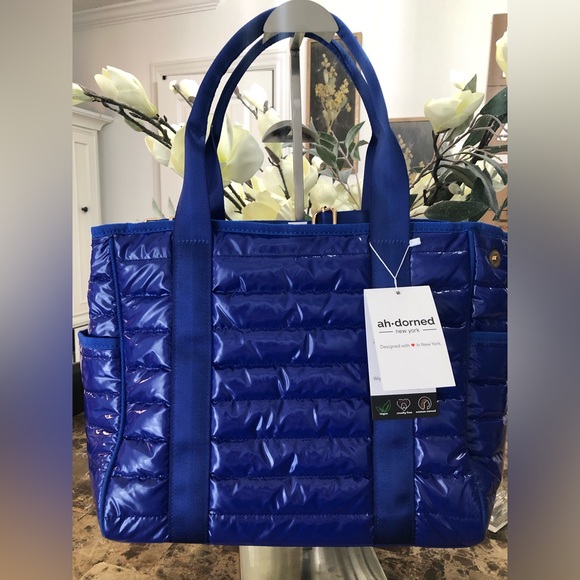 COPY - COPY - NWT ah  dorned New York Puffy Tote Bag - Picture 1 of 6